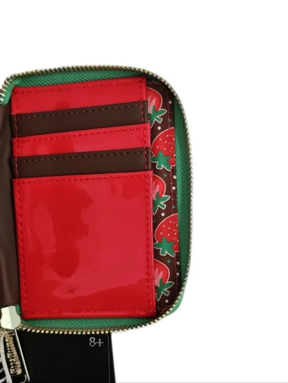 Loungefly Disney Minnie Strawberry Scented Zip Wallet NWT Sweet Treat Exclusive